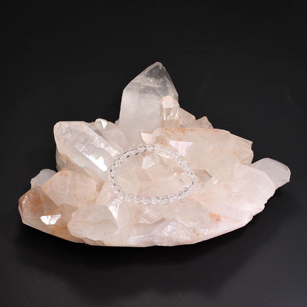 インド/マニカラン産ヒマラヤ水晶クラスター/原石（1.43kg・特別