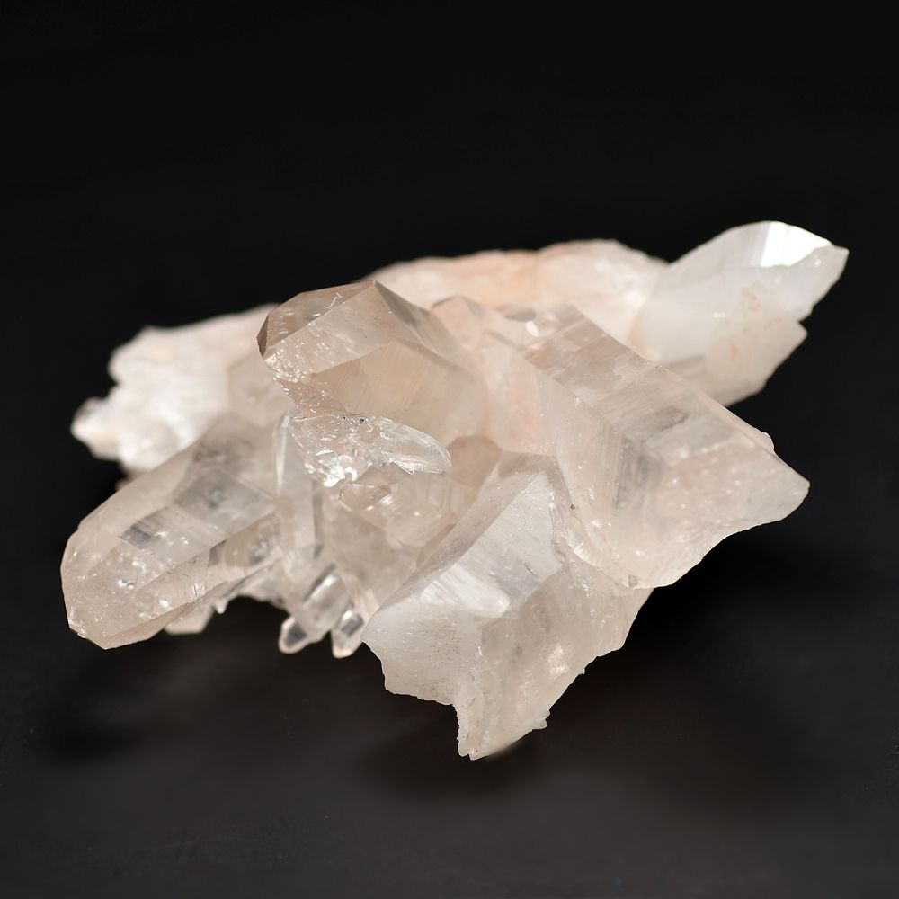 高品質+]インド/マニカラン産ヒマラヤ水晶クラスター/原石(MNKA 