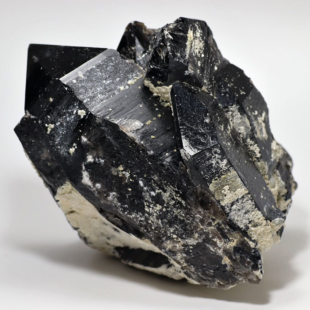 [山東省産]天然モリオンクラスター/黒水晶（3.38kg大型原石・特別価格）