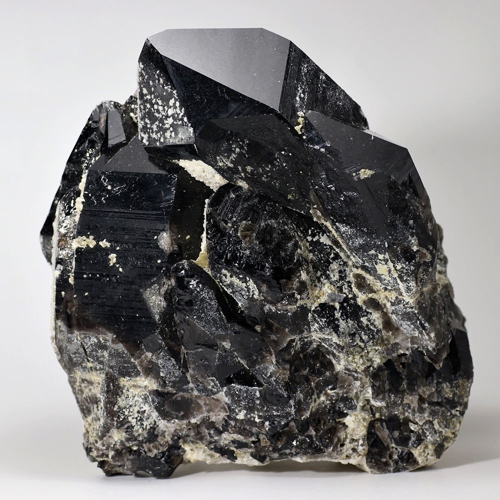 [山東省産]天然モリオンクラスター/黒水晶（4.88kg大型原石・特別価格）