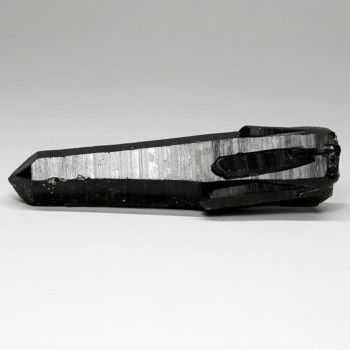 [中国/新疆ウイグル自治区産]モリオン原石（黒水晶ナチュラルポイント）(MOUY-NP0467IS)