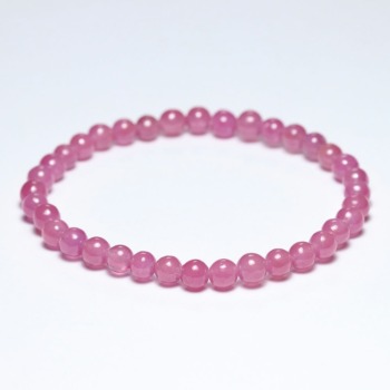 [高品質++]ピンクサファイアブレスレット（約5.5mm玉）(PISP-BR0551IS)