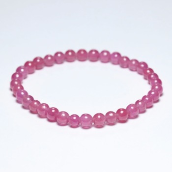 [高品質++]ピンクサファイアブレスレット（約5.5mm玉）(PISP-BR0552IS)