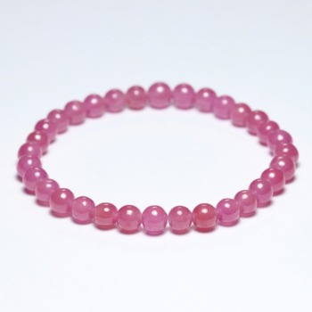[高品質++]ピンクサファイアブレスレット（約6mm玉）(PISP-BR0602IS)