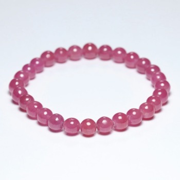 [高品質++]ピンクサファイアブレスレット（約7mm玉）(PISP-BR0703IS)