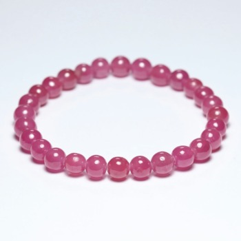 [高品質++]ピンクサファイアブレスレット（約7mm玉）(PISP-BR0705IS)