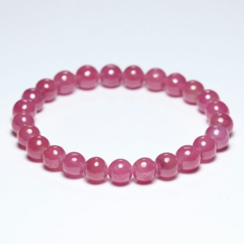[高品質++]ピンクサファイアブレスレット（約7mm玉）(PISP-BR0706IS)
