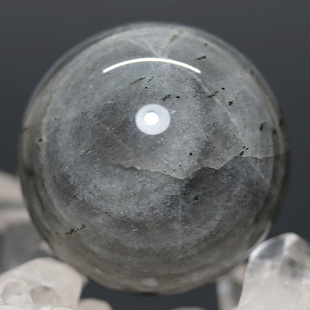 ピンクパープルラブラドライト丸玉/スフィア(直径約38.4mm)-slide-1