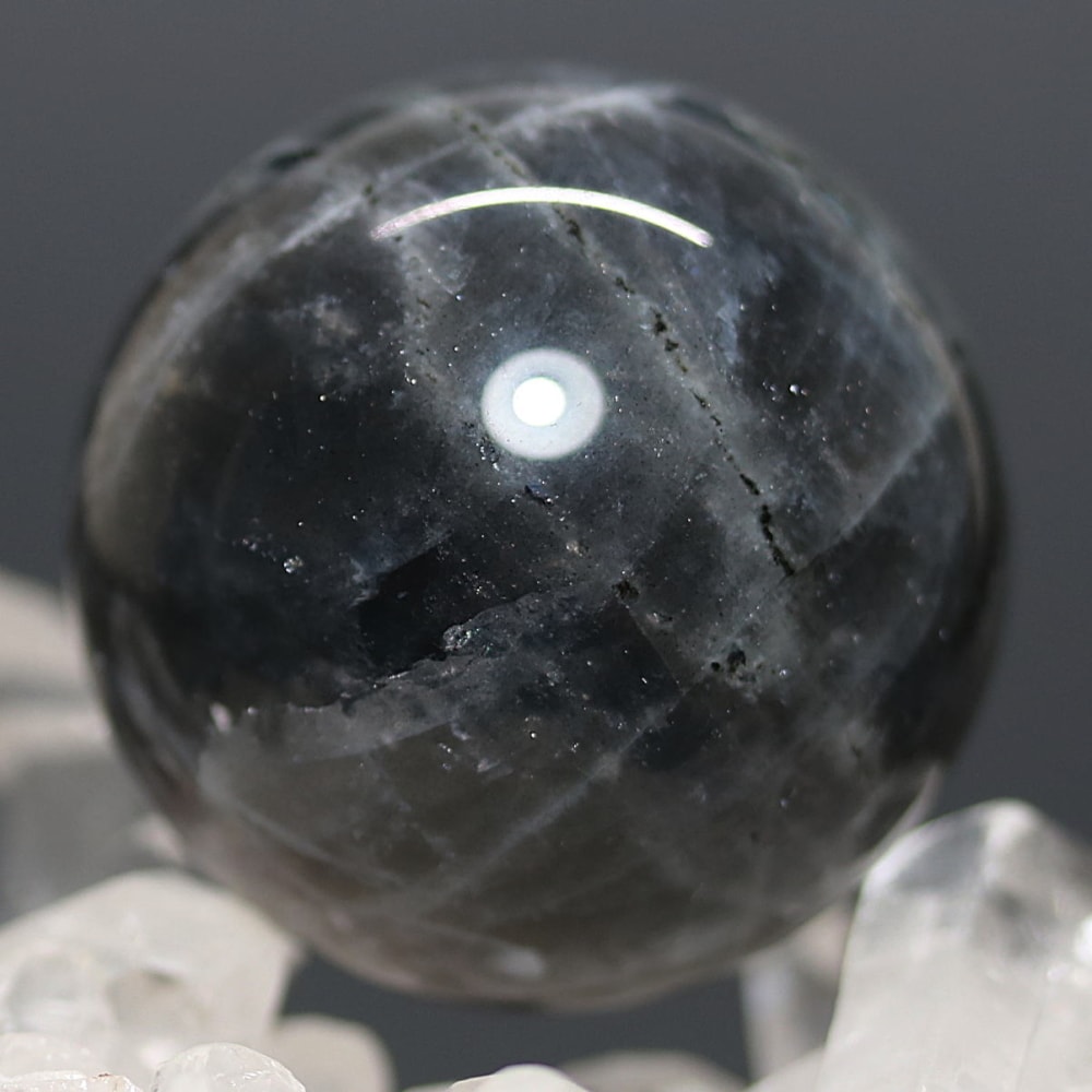 ピンクパープルラブラドライト丸玉/スフィア(直径約38.4mm)-slide-3