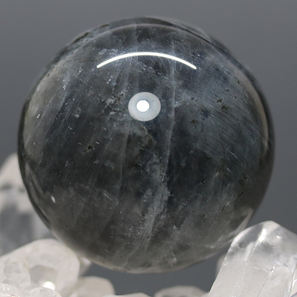 ピンクパープルラブラドライト丸玉/スフィア(直径約39.8mm)-slide-3