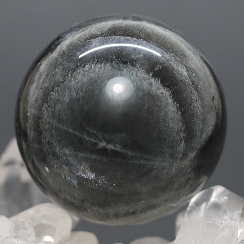 ピンクパープルラブラドライト丸玉/スフィア(直径約42.5mm)-slide-1