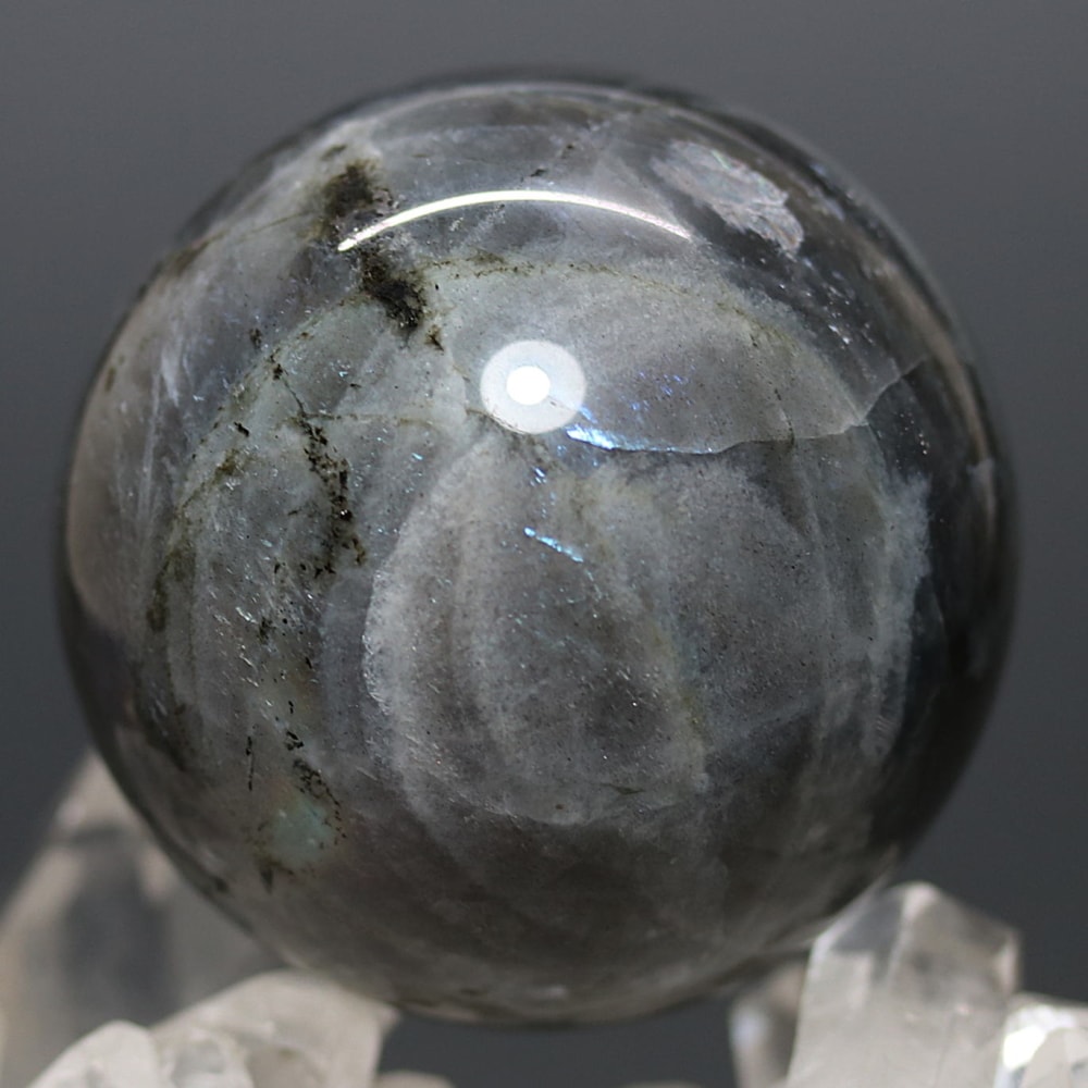 ピンクパープルラブラドライト丸玉/スフィア(直径約52.0mm)-slide-1