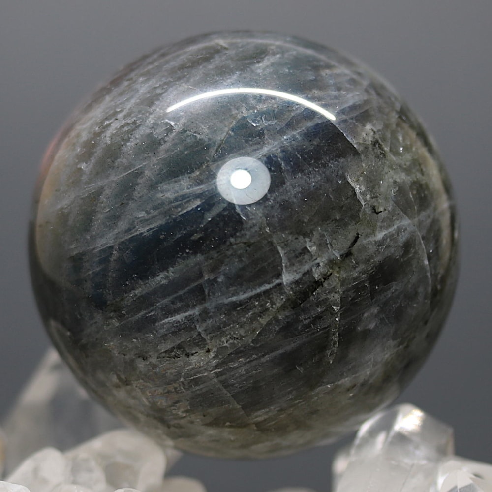 ピンクパープルラブラドライト丸玉/スフィア(直径約52.6mm)-slide-4