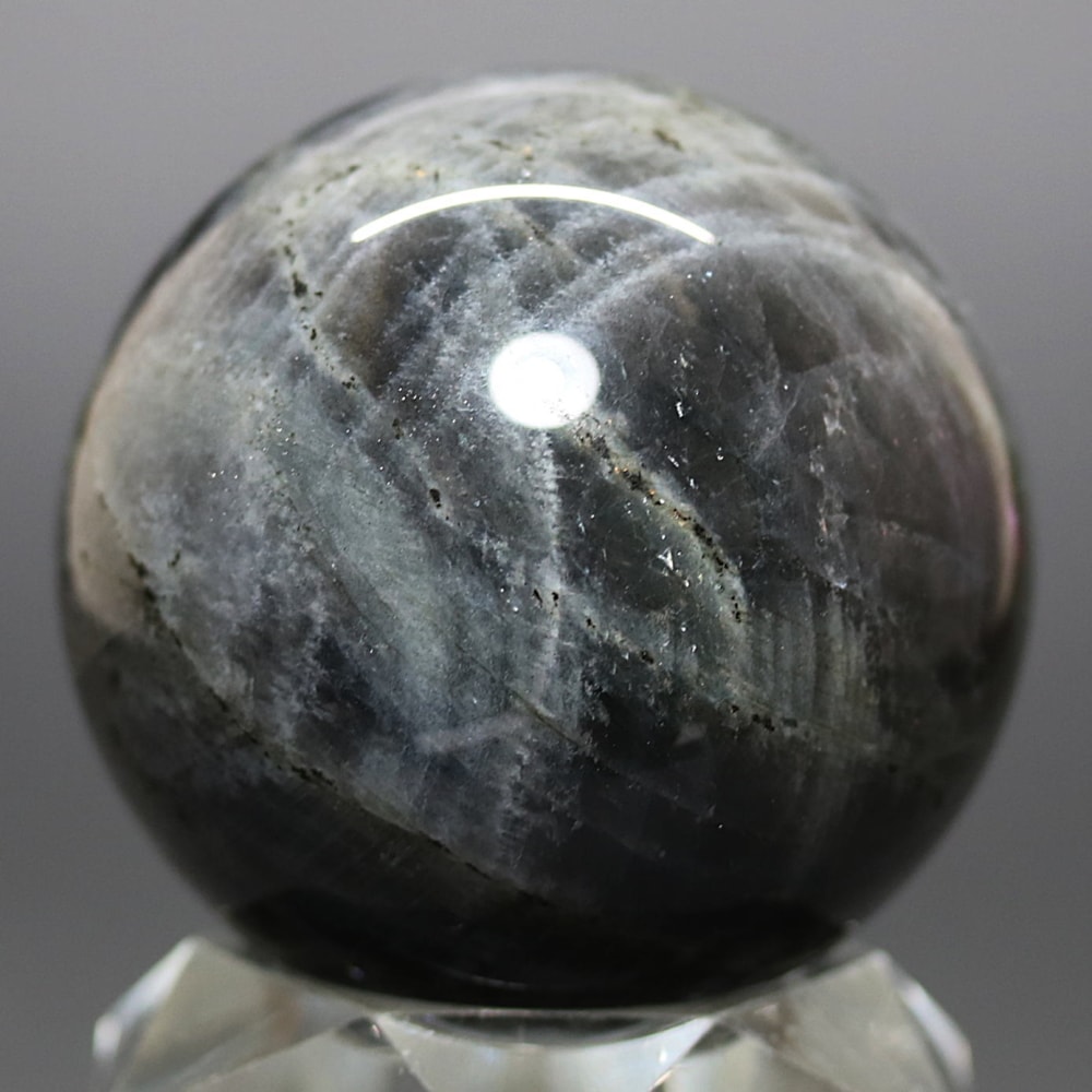 ピンクパープルラブラドライト丸玉/スフィア(直径約55.5mm)-slide-3