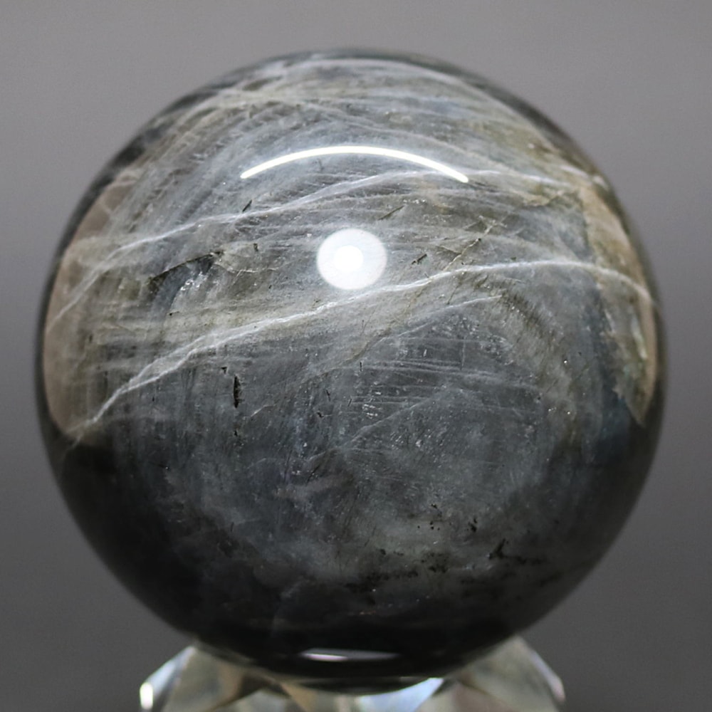 ピンクパープルラブラドライト丸玉/スフィア(直径約75mm大玉!)-slide-1