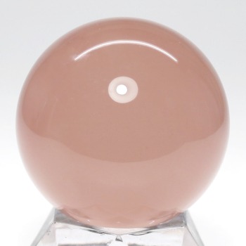 [希少/トップクォリティ]マダガスカル産ローズクォーツ丸玉/スフィア（球体直径45.6mm・リピート不可のクラックレス！）(RSET-SP1320IS)