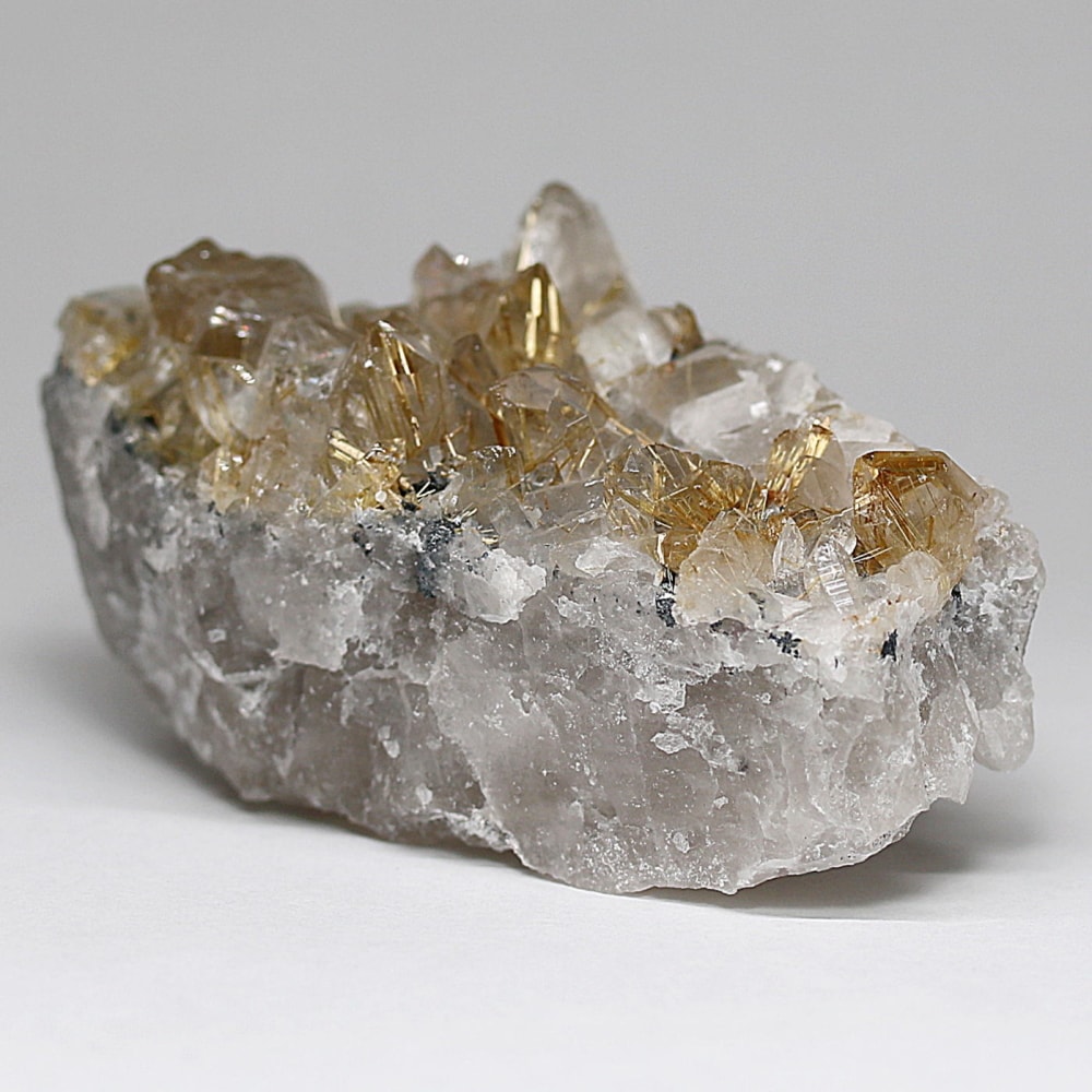 ブラジル産ルチルクォーツクラスター(原石151g)-slide-1