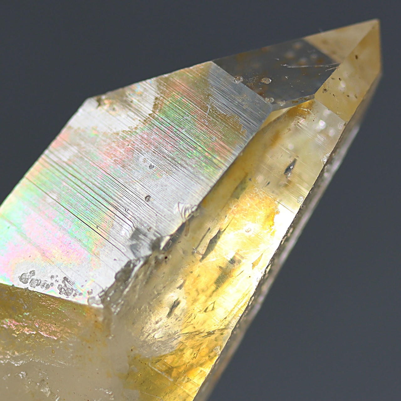 パキスタン/スカルドゥ産水晶ゴールデンヒーラーナチュラルポイント(原石41.9g)-slide-9