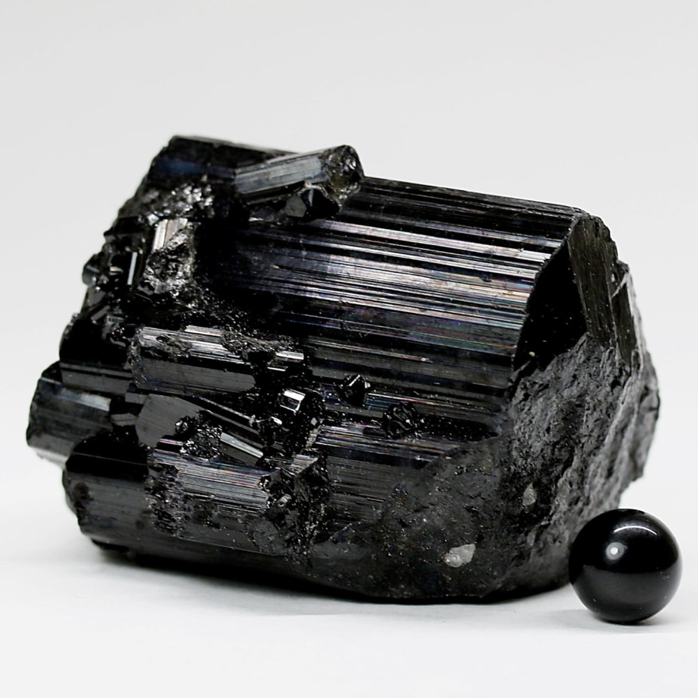 内モンゴル産ブラックトルマリン結晶石(ショールトルマリン原石145g)-slide-8