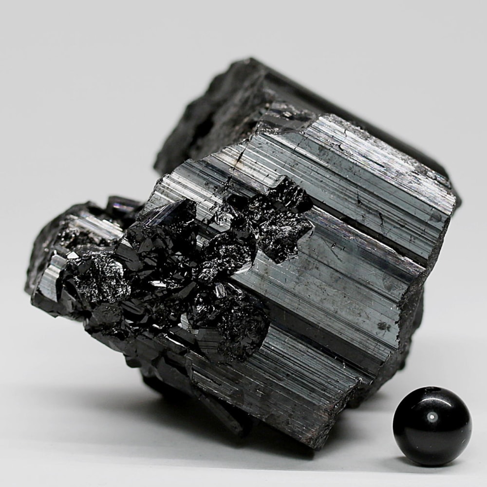 内モンゴル産ブラックトルマリン結晶石(ショールトルマリン原石207g)-slide-8