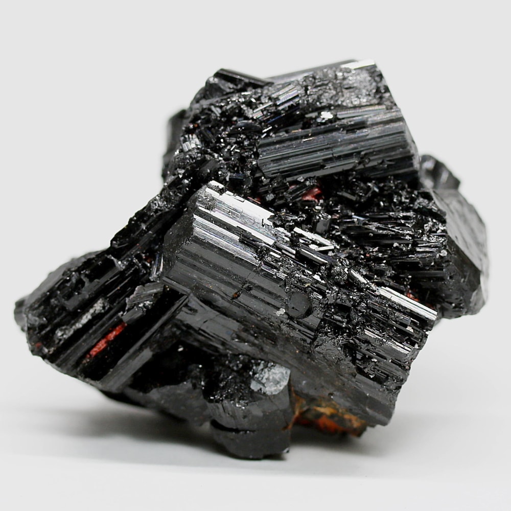 内モンゴル産ブラックトルマリン結晶石(ショールトルマリン原石348g)-slide-1