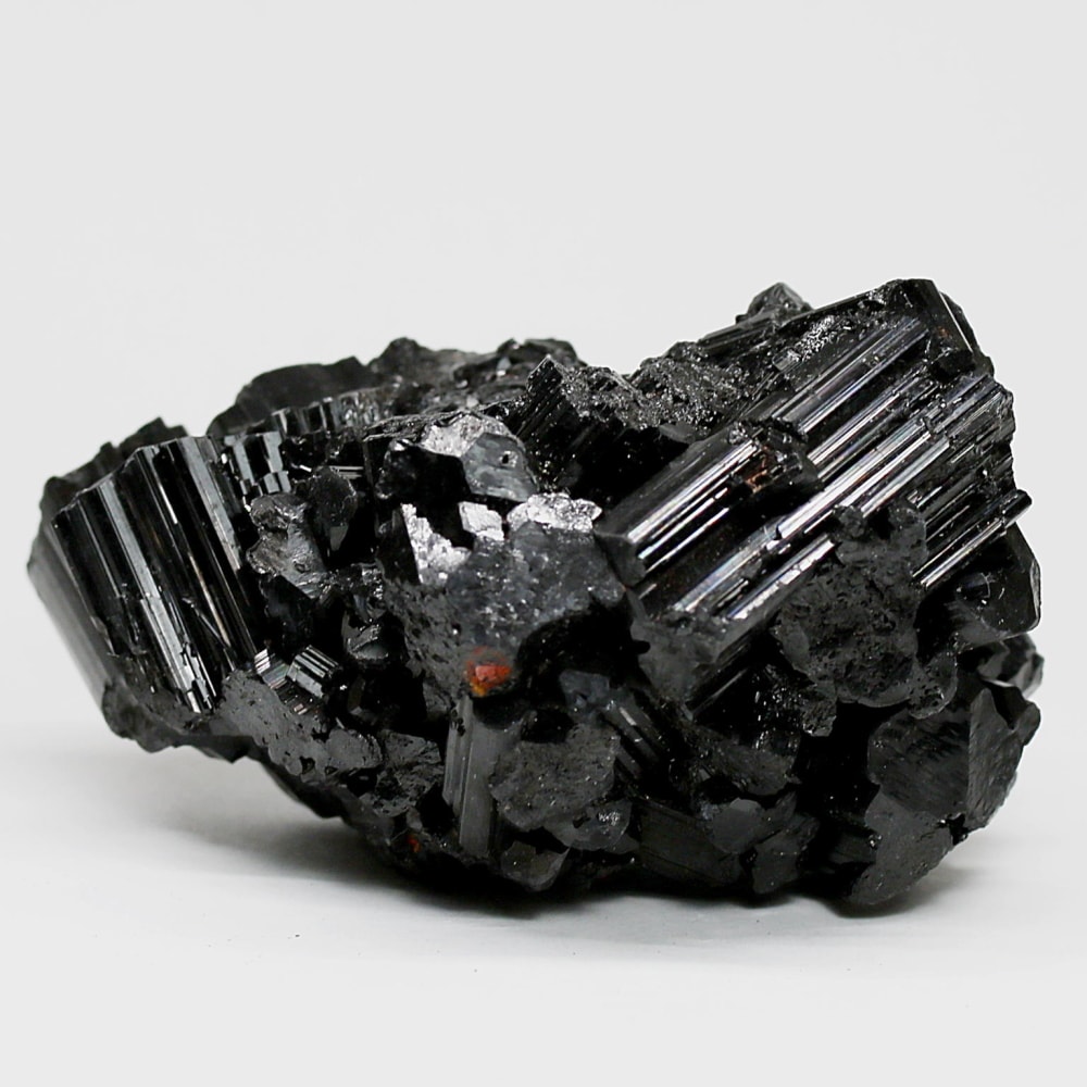 内モンゴル産ブラックトルマリン結晶石(ショールトルマリン原石498g)-slide-1