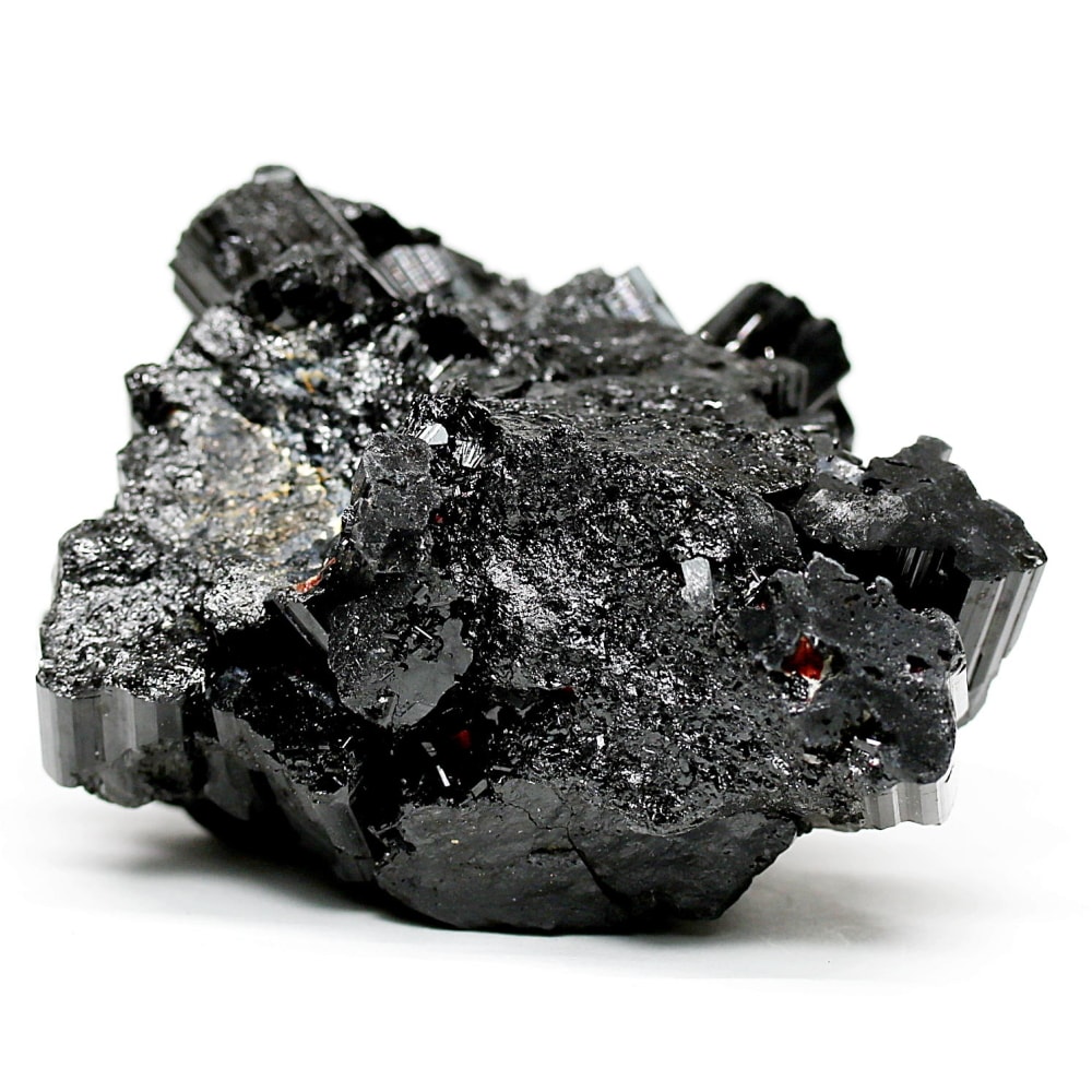 内モンゴル産ブラックトルマリン結晶石(ショールトルマリン原石498g)-slide-5