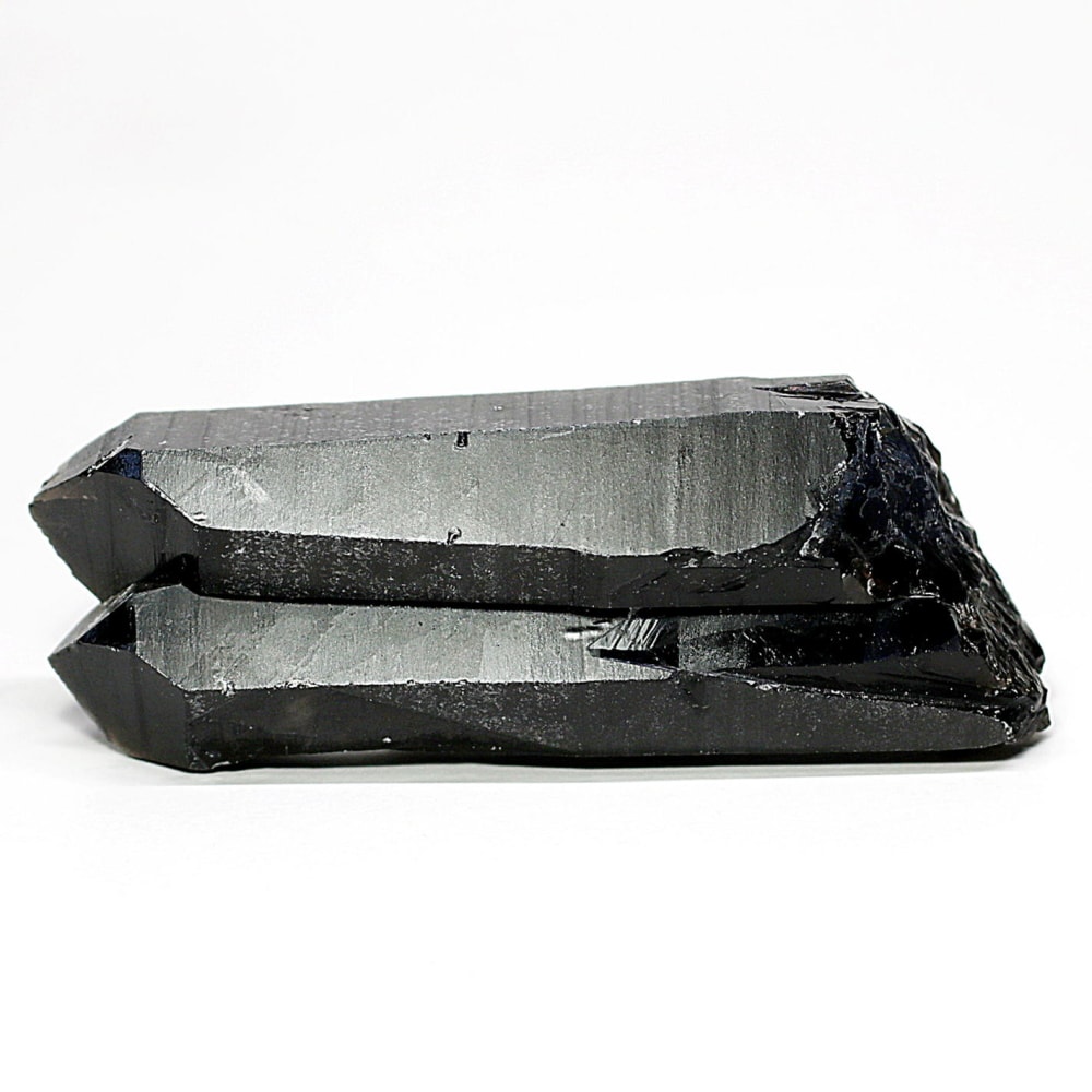 [中国/新疆ウイグル自治区産]モリオンナチュラルポイント（黒水晶）
