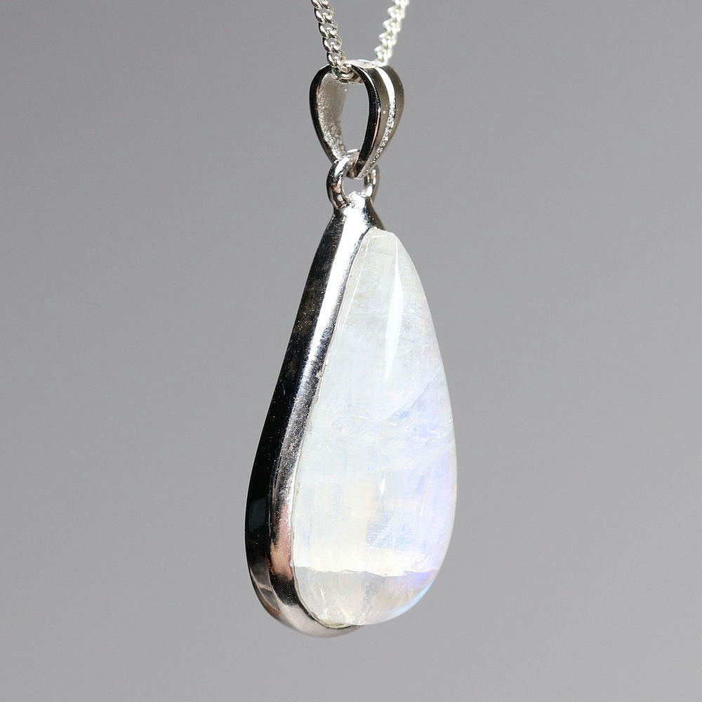 silver ホワイトラブラドライト ペンダントトップ | 鋳金工房