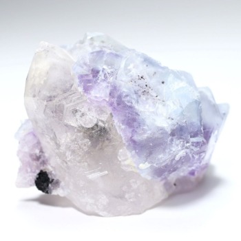 [中国/湖南省産]瑶崗仙鉱山（ヤオガンシャン）フローライト結晶原石（天然蛍石・水晶共生）(YFLO-CR0095IS)