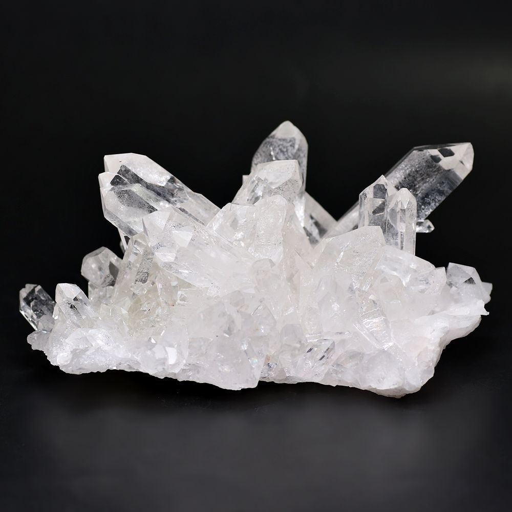 [高品質] ブラジル/ゼッカデソーザ産水晶クラスター/原石（ゼッカデソウザ・572g）