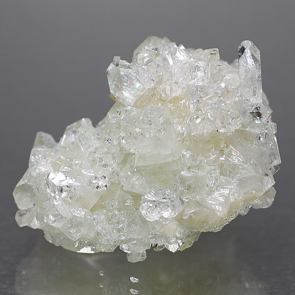 [高品質]インド産グリーンアポフィライト結晶石（フラワークラスター）