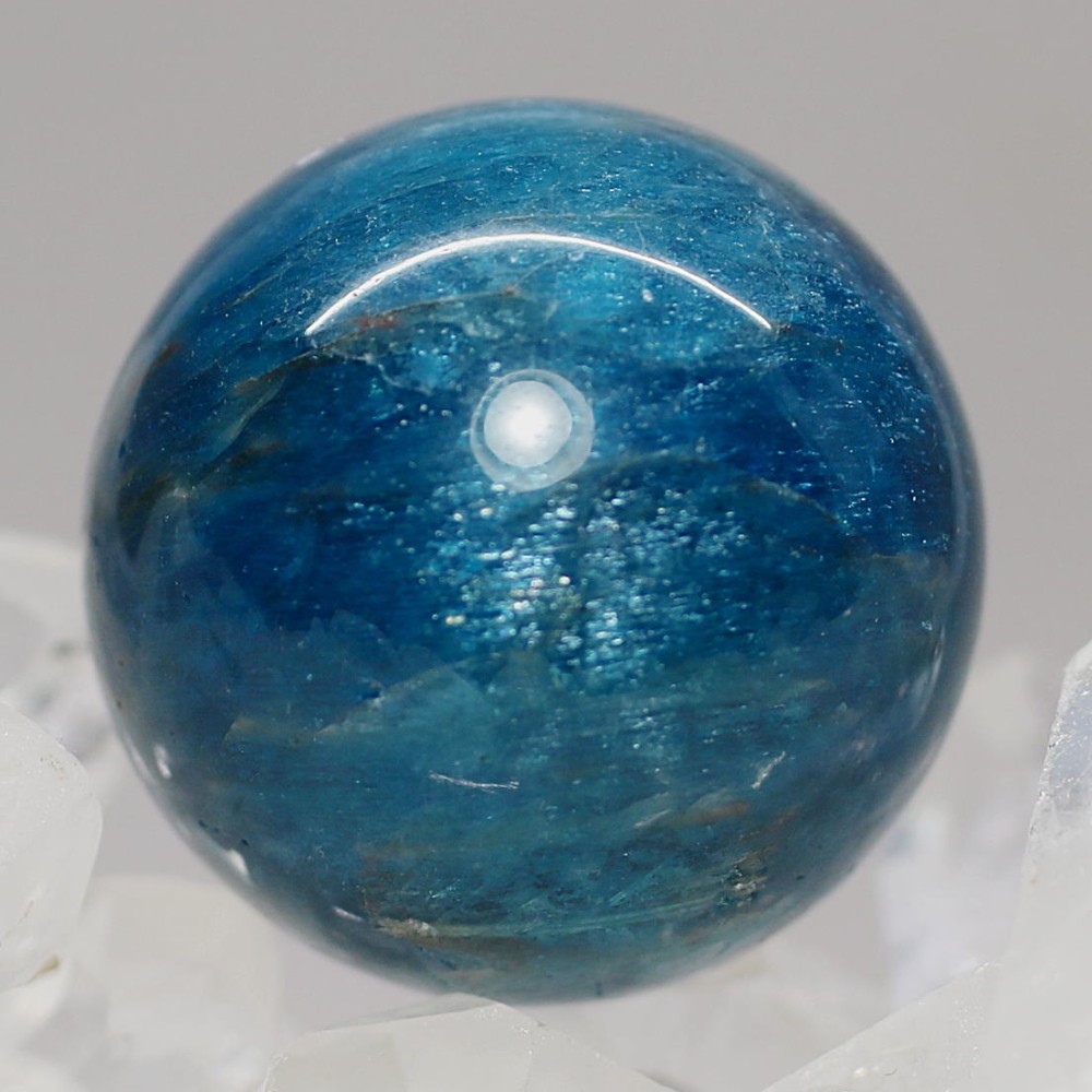 ブルーアパタイト 丸玉 天然石 パワーストーン アパタイト スフィア-
