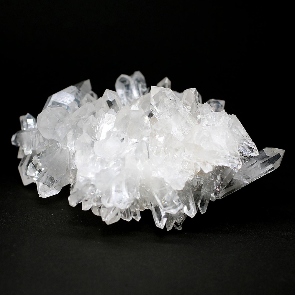アメリカ/アーカンソー州産]水晶クラスター原石（ダブルポイント ・レコードキーパー）(ARKANSAS-CL358IS) 天然石・パワーストーン  Infonix（インフォニック）