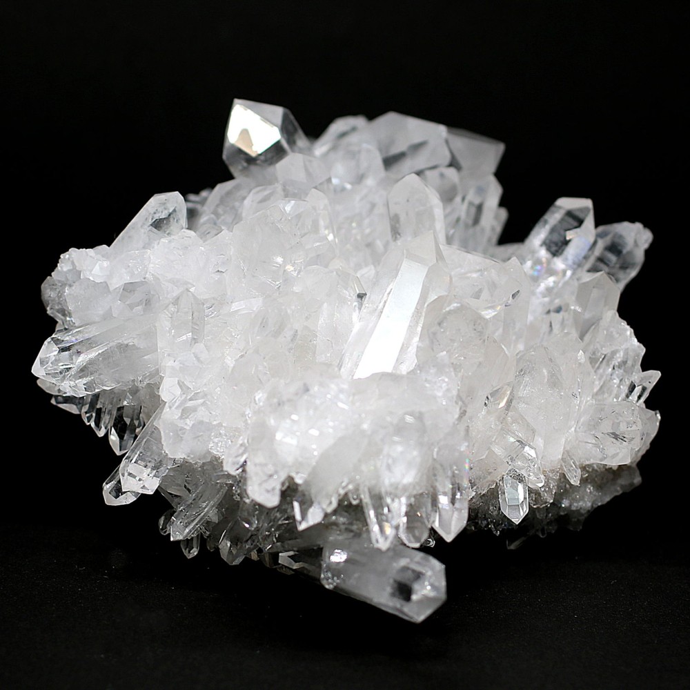 アメリカ/アーカンソー州産]水晶クラスター原石（ダブルポイント