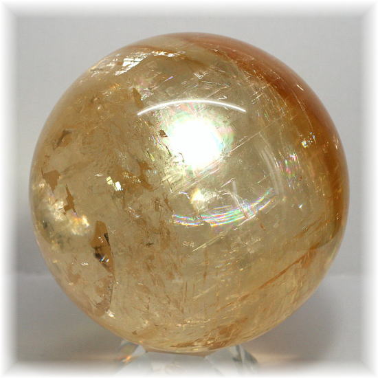 ハニーカルサイト丸玉/スフィア(CALCITESPHERE-1400IS) | 天然石