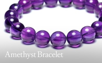 アメジストブレスレット - 埼玉県吉川市の天然石専門店・水晶