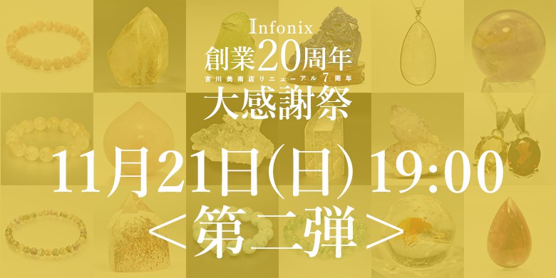 記念特価<第二弾追加>11月21日(日)