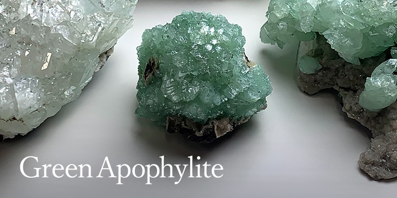 グリーンアポフィライト水晶クラスター、天然石クラスター | 天然石 