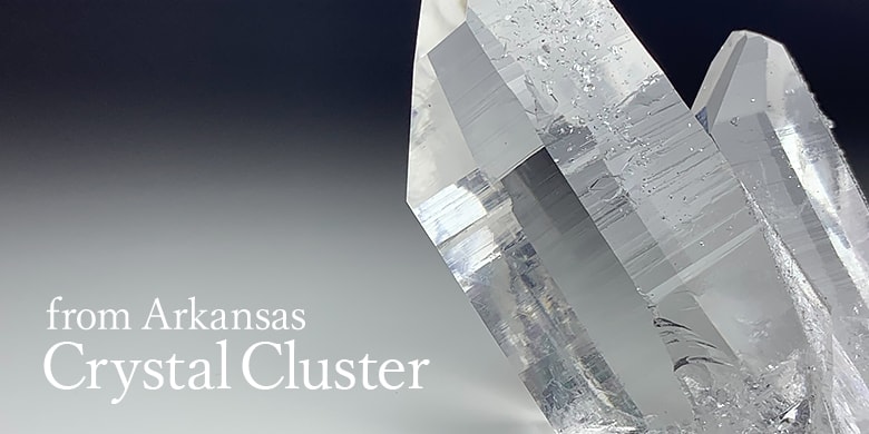 アーカンソー州産水晶水晶クラスター、天然石クラスター