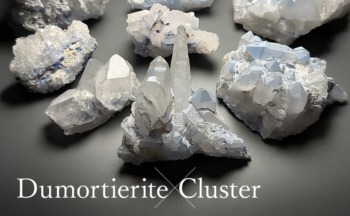 新品・未使用　デュモルチェライトインクォーツ　リング　標本　クラスター デュモルチェライトインクォーツ リング 商品詳細｜金沢市の