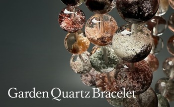 ガーデンクォーツ（庭園水晶）ブレスレット - 埼玉県吉川市の天然石
