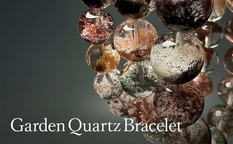 ガーデンクォーツ（庭園水晶）ブレスレット - 埼玉県吉川市の天然石