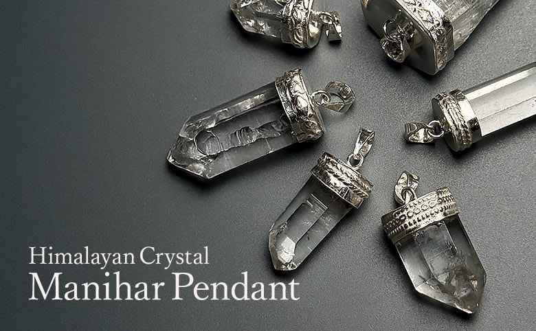 インド/マニハール産ヒマラヤ水晶ペンダントの商品イメージ写真