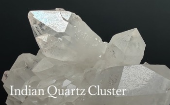 インド産水晶クラスター（未加工原石、群晶） - 埼玉県吉川市の天然石