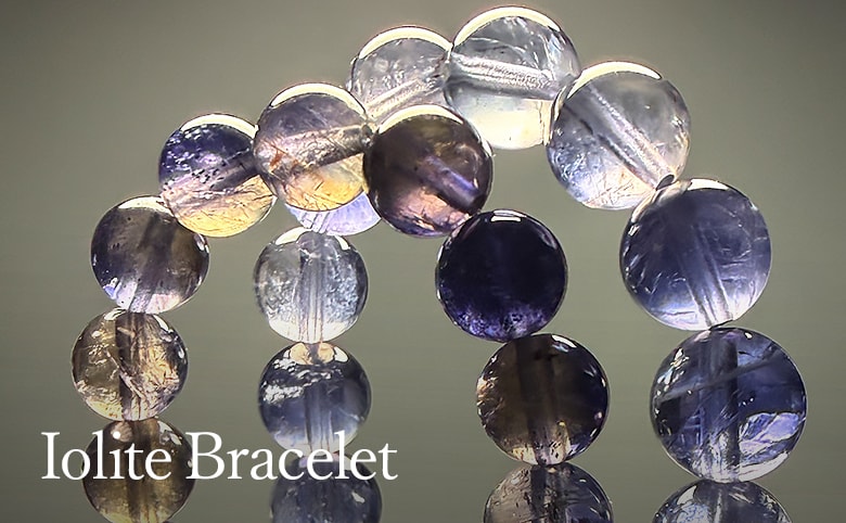 アイオライトブレスレット - 埼玉県吉川市の天然石専門店・水晶