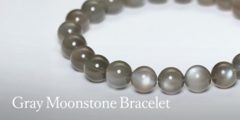 グレームーンストーンブレスレット - 埼玉県吉川市の天然石専門店