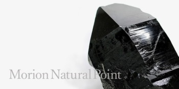 中国/山東省産モリオン（黒水晶）ナチュラルポイント（未加工