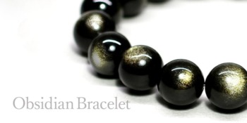 ゴールデンオブシディアン ブレスレット 10mm 17.5cm-19.5cm