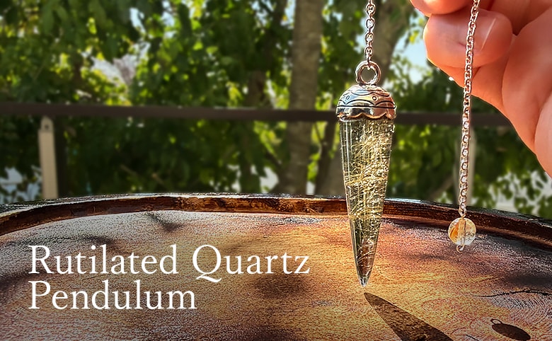 ルチルクォーツペンデュラムの商品イメージ写真